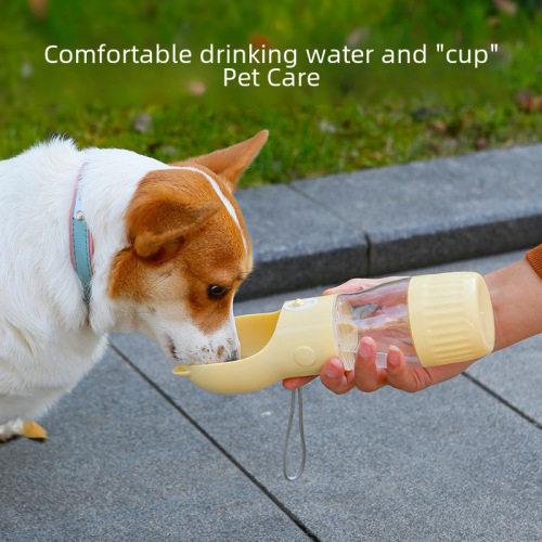 Pet outing kettle, portable water cup, dog drinking fountain, feeding water and food, outdoor dog walking, drinking water, tumbler supplies