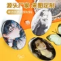 定制椭圆加厚反光徽章