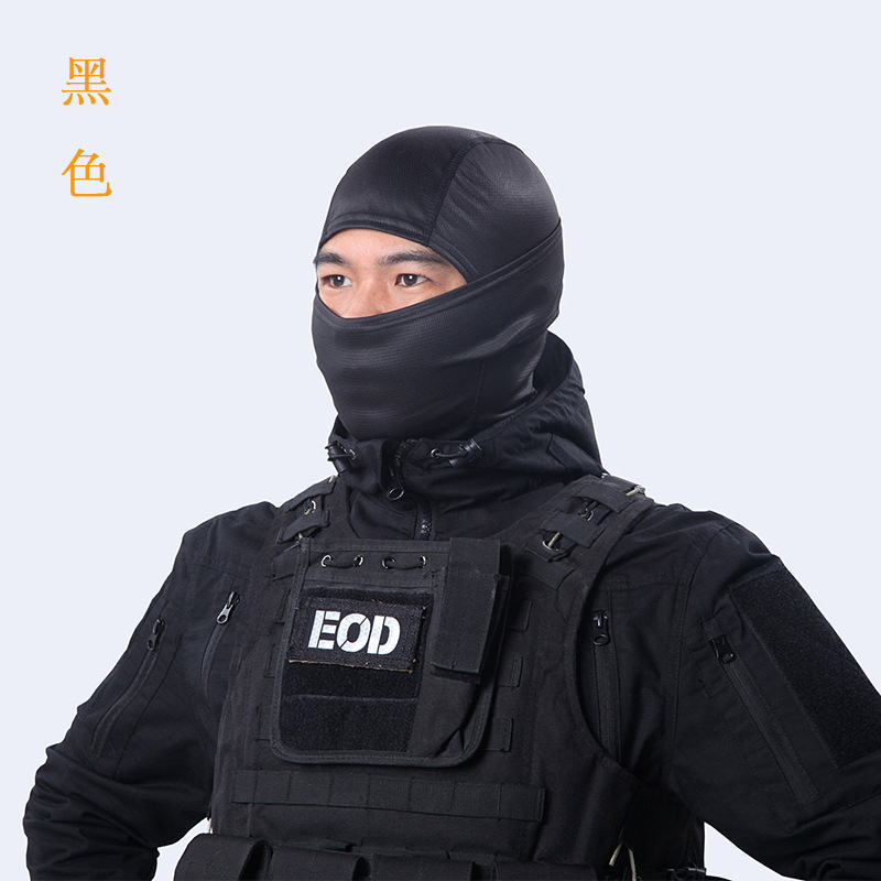 Jefe de camuflaje Ninja sombrero de secado rápido transpirable deportes bufanda al aire libre a prueba de viento a prueba de arena camuflaje bufanda