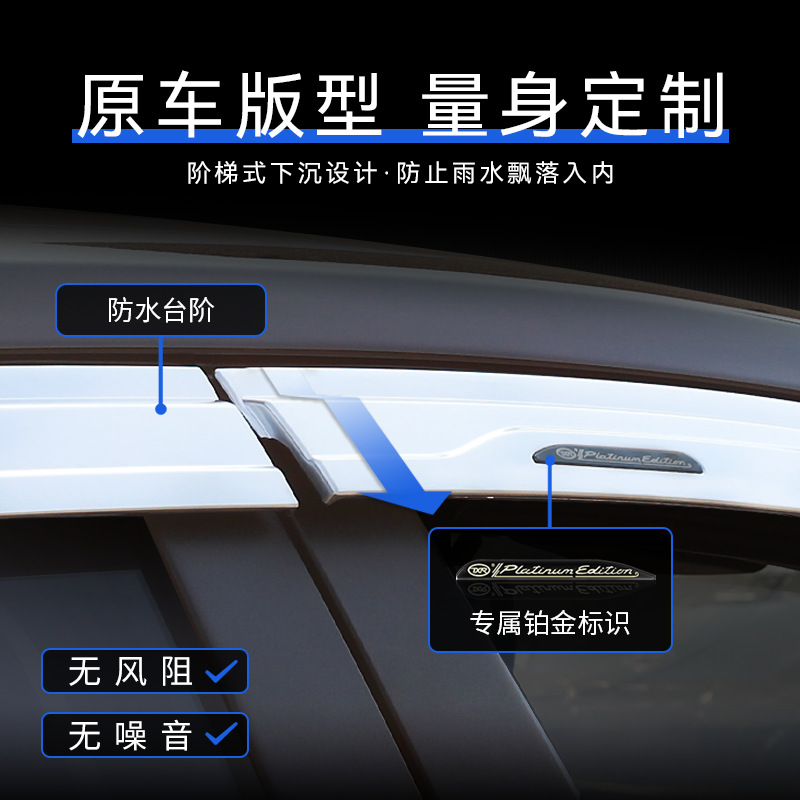 Txinrui es adecuado para Hyundai Motor Elantra lidera el movimiento de las cejas de lluvia para cubrir la lluvia image 5