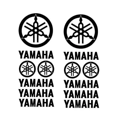 Hollow-Out Car Stickers Yamaha Motorcycle — Other Automotive Exterior Supplies