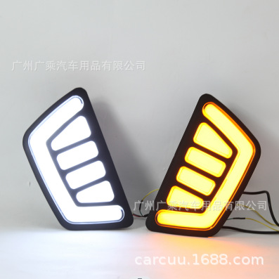 Adecuado para 15-18 años Ford Ranger Luz de marcha diurna Ranger luz neta media parachoques delantero luz de giro