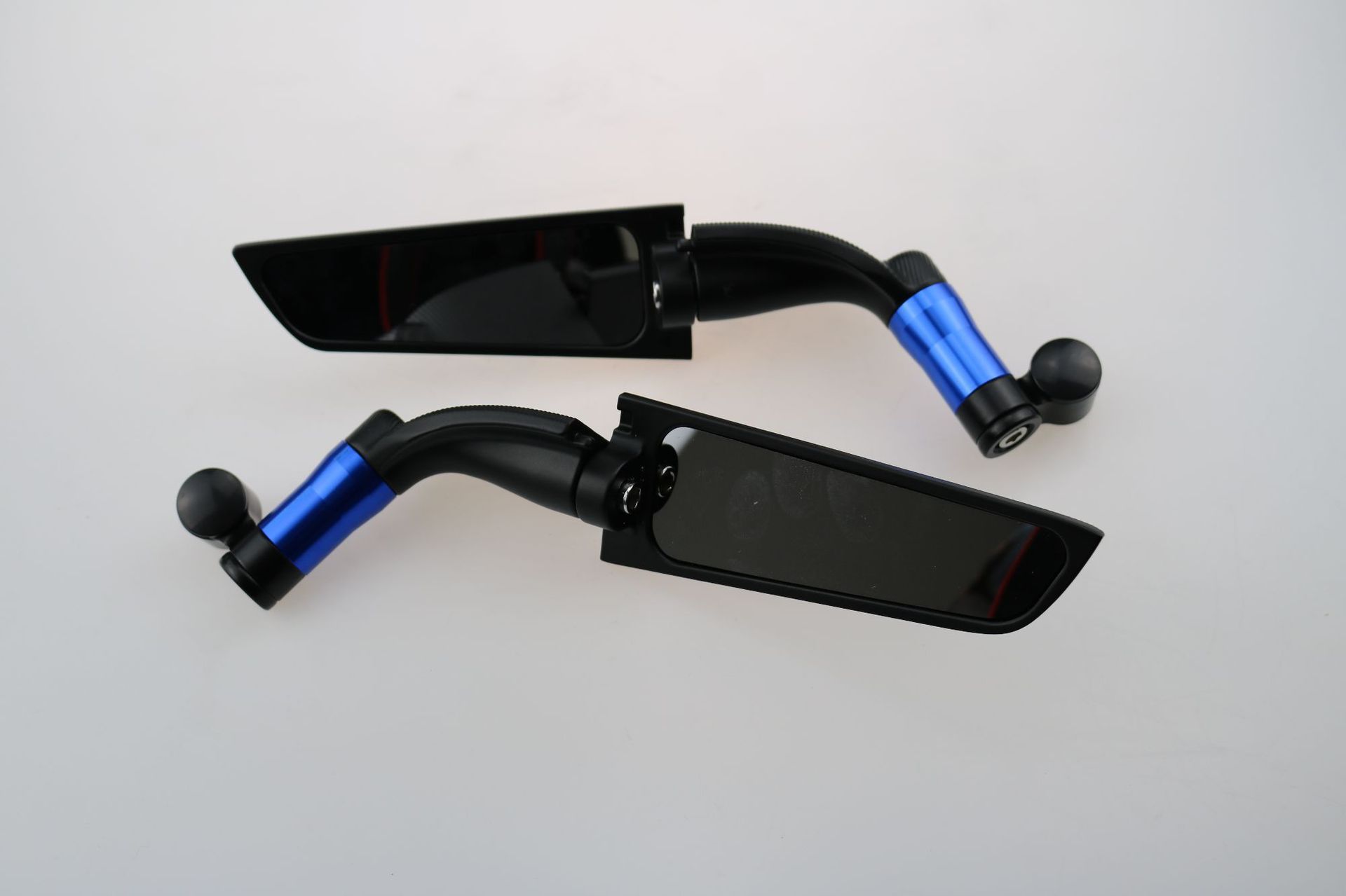 Suitable for Motorcycle Electric Vehicle Scooter Street Car Modified Blade Competitive Wind Wing Rearview Mirror Reflector Wholesale
