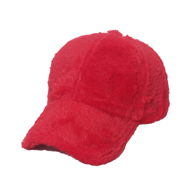 Mädchen Winter Baseball Cap Mit Hasenfell Warme Freizeitmütze_voghion.com