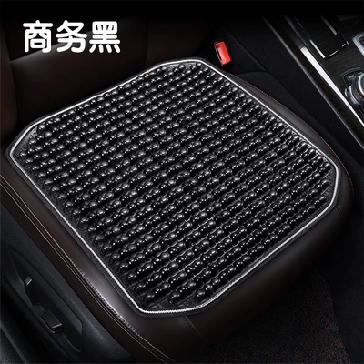 Cool pad: Beads, Summer Seat Ventilation and - wooden-beads-business-black-single-seat