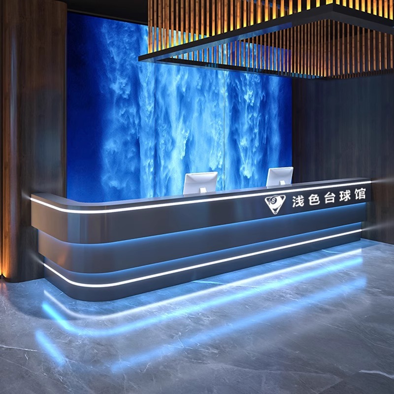 工业风夜店酒店前台宾馆台球厅接待台KTV酒吧吧台收银台美容柜台|undefined