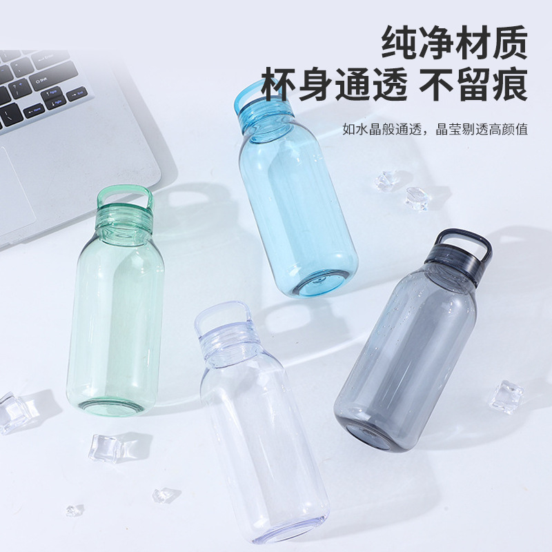 跨境家用耐高温加厚塑料杯户外运动便携车载水杯大容量手提健身杯