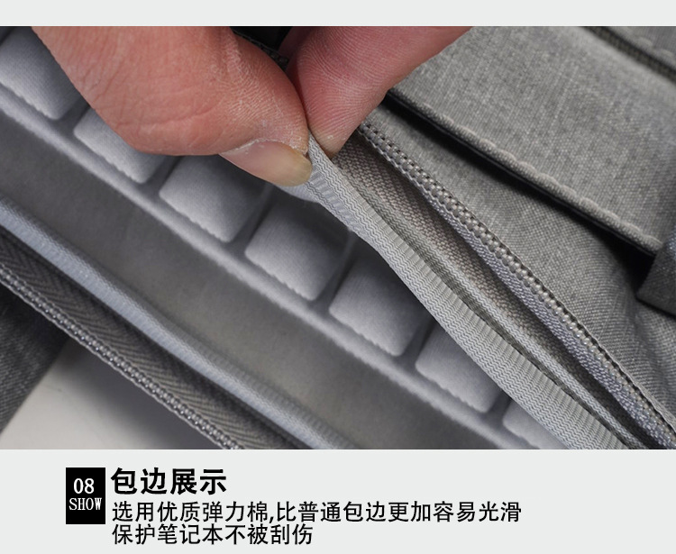 The airbag laptop bag for women is a 14-inch 15.6-inch shockproof single-shoulder bag from Apple and Huawei, with a diagonal cross and a men's logo undefined