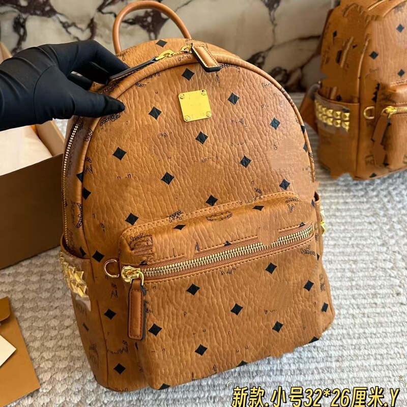 Top-Tier Chip Version with Label M, New Women's Backpack C, School Bag M, Large Capacity Travel Leather Women's Backpack Top-Tier Chip Version with Label M, New Women's Backpack C, School Bag M, Large Capacity Travel Leather Women's Backpack