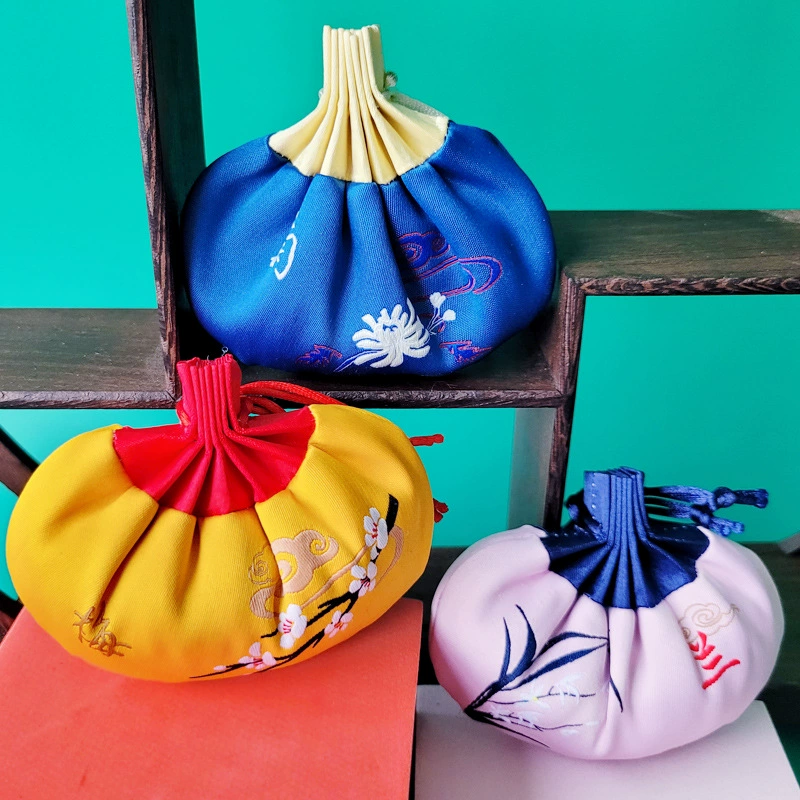 Huidi Meng Palace Саше вышивка Слива Орхидея Бамбук Хризантема Саше на заказ Саше антикварный кошелек оптом Лаванда Саше