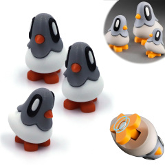 クロスボーダー新品ブロブPigeon withマグネチックフットミニデスクトップ装飾斑点鳩