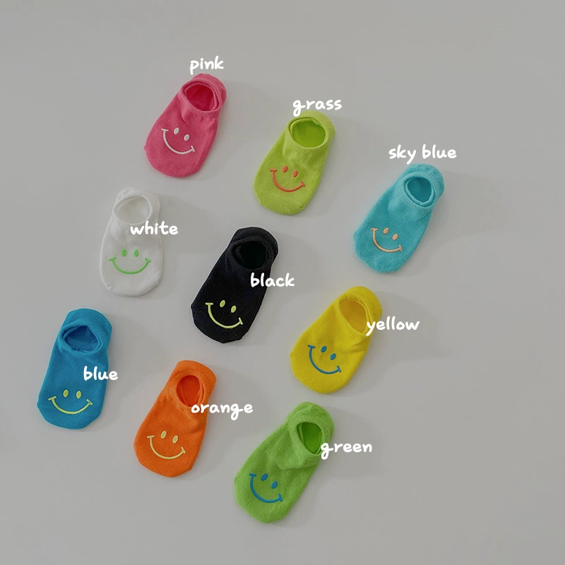 Children's spring summer colored socks for men and women, wholesale