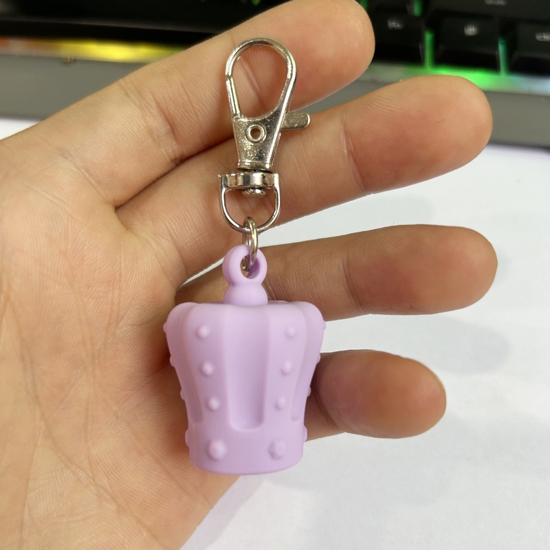跨境GLOSSGRL Keychain Cap for Lipgloss and Balm唇彩钥匙链帽|undefined