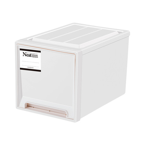 Pure White Thick Drawer Storage Box Home Underwear Clothes Organizer Large Plastic Clothing Storage Box
