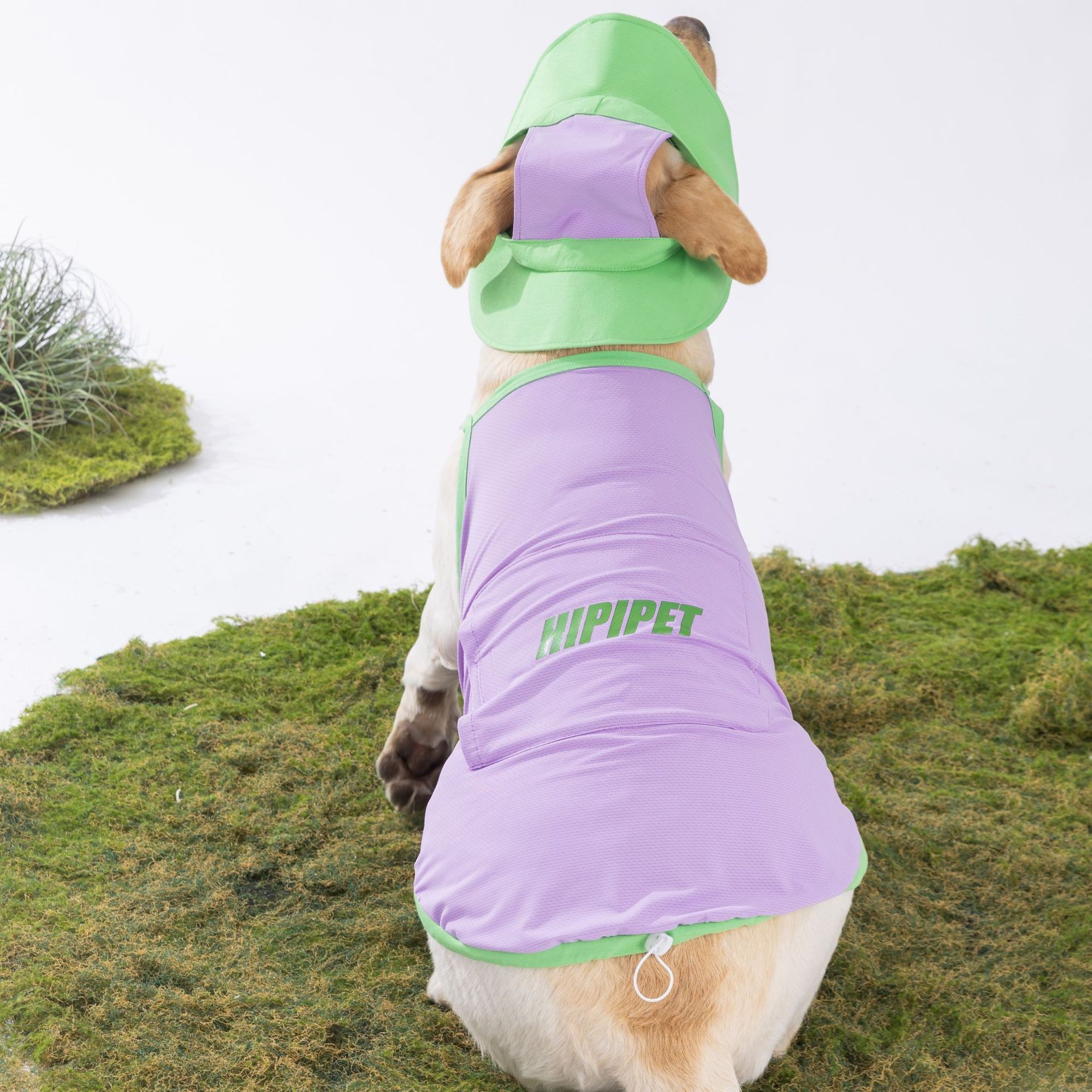 Verano perro perro mediano y grande golden retriever labrador protector solar perro grande bolsa de hielo ropa fresca fuera ropa para mascotas