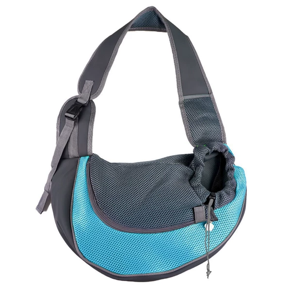 395 days blue net mesengers bag