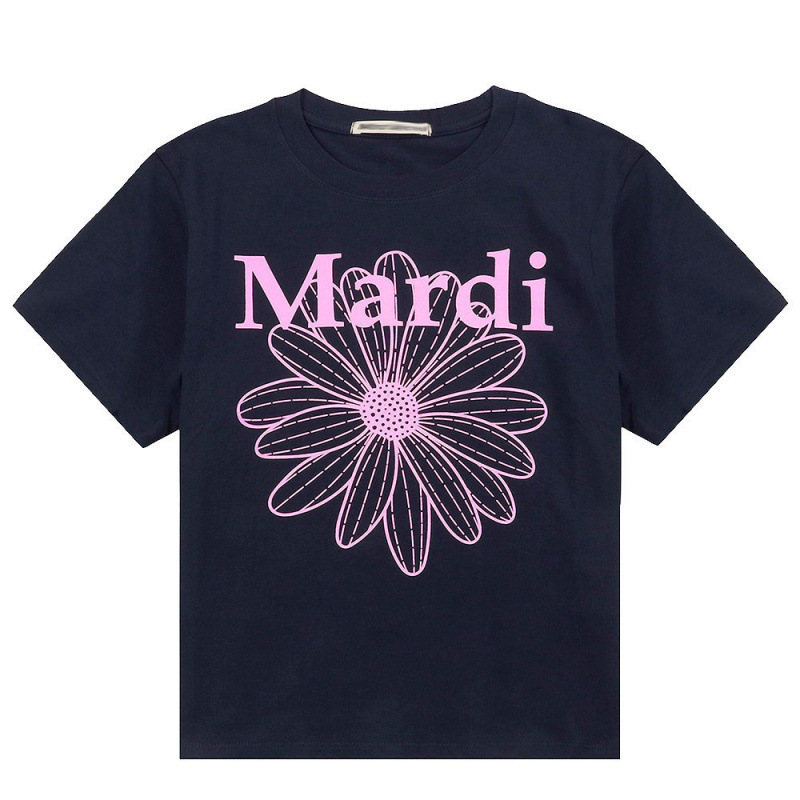 【カウンター品質】韓国マルディトレンドブランド半袖Tシャツリトルデイジードーマンプリントラウンドネックピュアコットンクロスボーダー|undefined