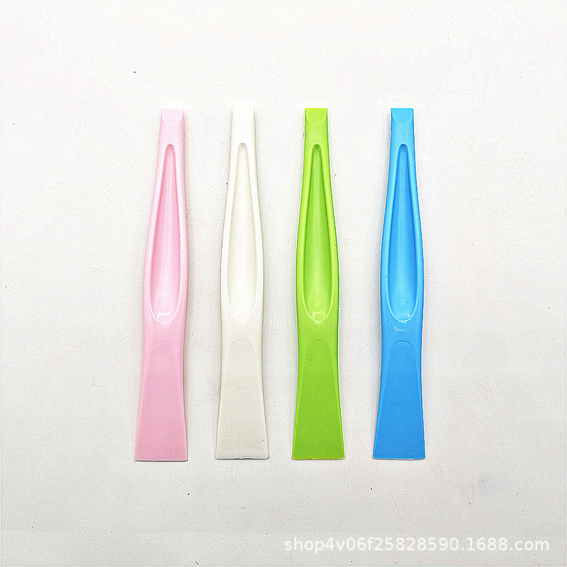 Multifunctional Plastic Cleaning Scraper Kitchen Stove Window Gap Narrow Mouth Small Shovel Cleaning Scraper Oil Stain Scraper