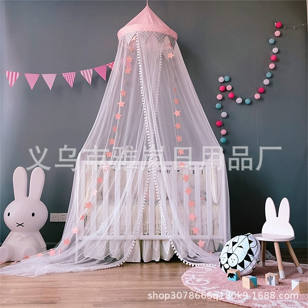 Трансграничный детский купол москитная сетка для украшения дома без пробивания отверстия