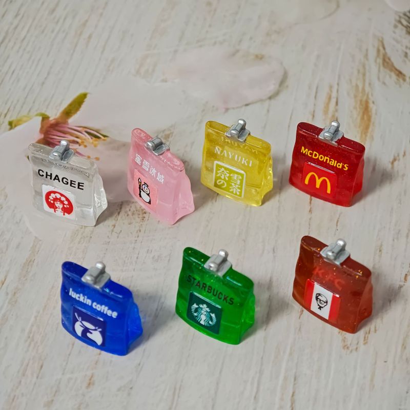 仿真食玩立体袋子奶油胶配件批发 diy材料钥匙扣手机壳挂件树脂配|undefined
