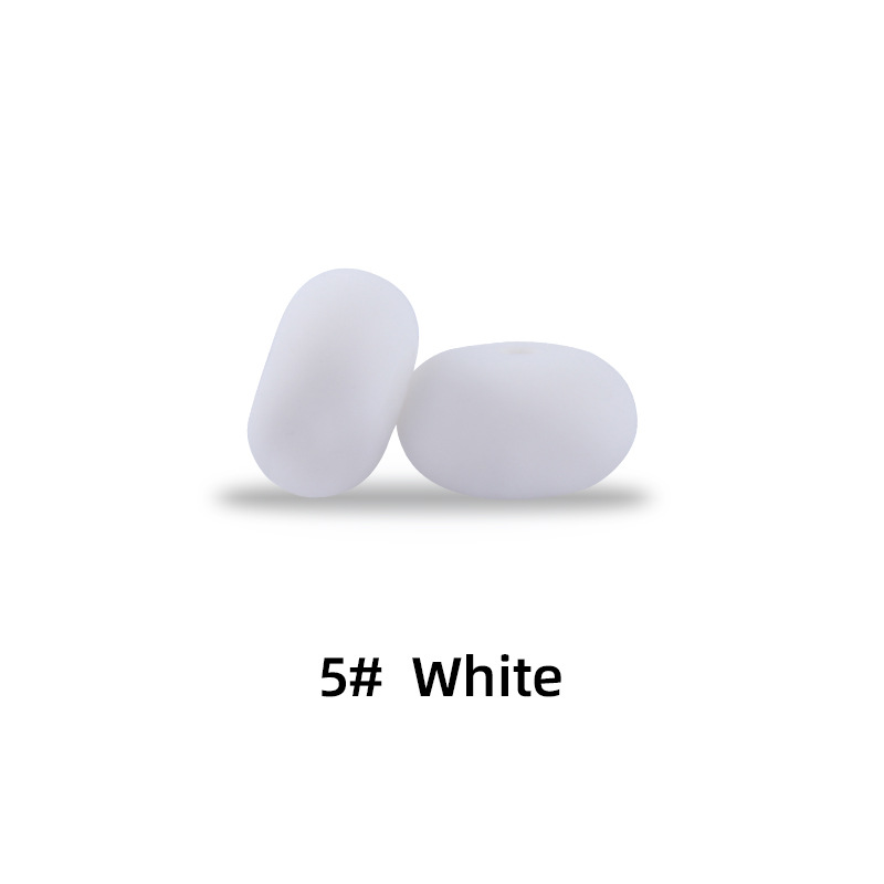 15mm silicona Abacus beads Spacer joyería tesoro molar juguete DIY chupete cadena collar accesorios de la joyería