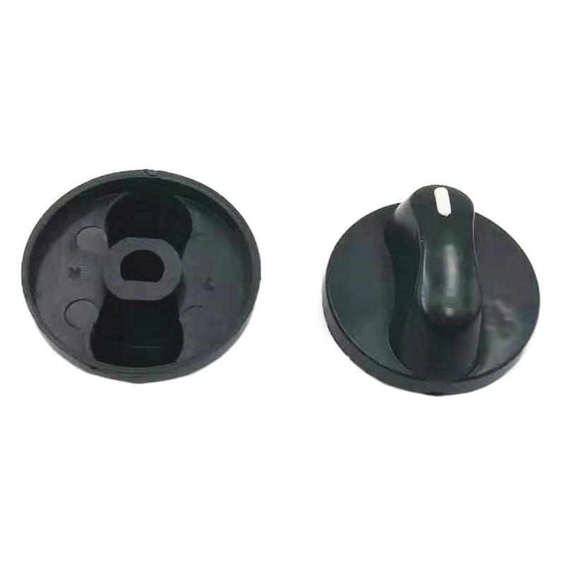 Factory Pin gas stove switch white point plastic knob twist switch handle ignition round 8MM stove accessories