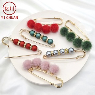 Waist-tightening Trousers, Seam-free Buckle, Pearl Waist-tightening Pin, Small Anti-exposure Artifact, Skirt Mouth Adjustment, Fixed Clothing Brooch
