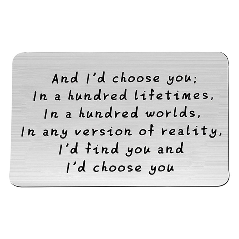 Venta caliente de Europa y América Tarjeta de acero inoxidable de aleación de aluminio de la tarjeta de letras de regalo titular de la cartera de metal tarjeta bancaria