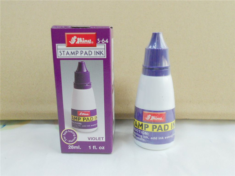 ��ƷS-64ӡ�� ��ɫ SHINY����ӡ�� ��īӡ�� 28ML stamp pad ink