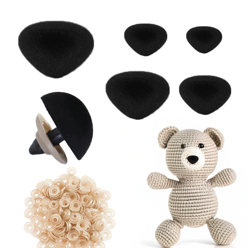 Плюшевая кукла ручной работы, безопасная Crochet, DIY, 3 цвета, с маленькими медведями
