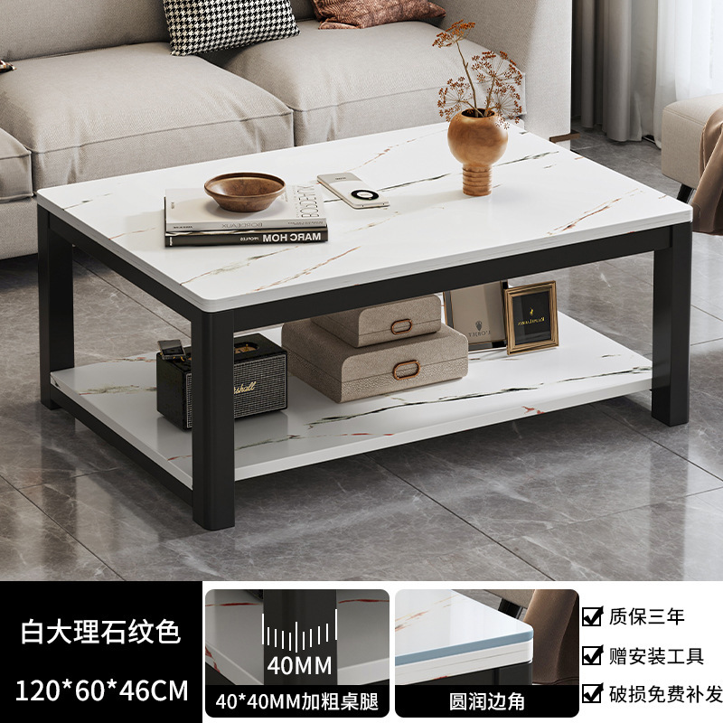 Mesa de centro, sala de estar, hogar, moderno, sencillo, apartamento pequeño, escritorio de té minimalista de vidrio 2023, nueva mesa pequeña