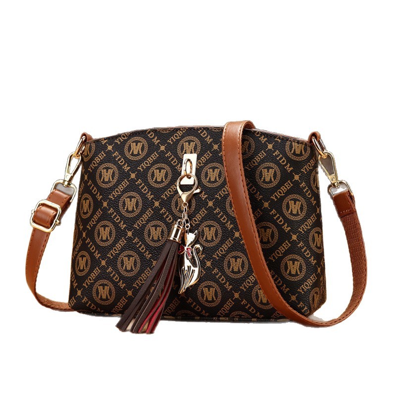 Moda versátil bolso cuadrado delicado colgante diseño de letras de cuadrícula mochila mochila casual bolsas transfronterizas
