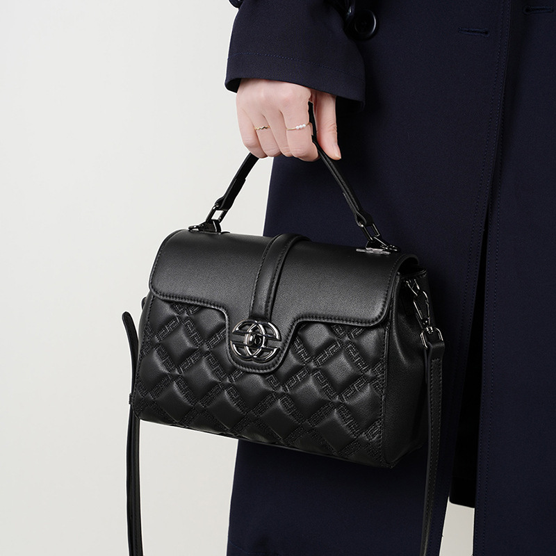 Women's Bag 2026 New Model Commuter Genuine Leather Women's Bag Large Capacity Mom Bag Crossbody Bag High-End Handbag
