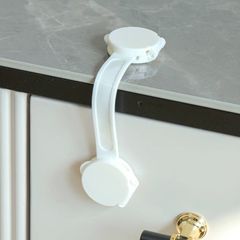 2024 cross-border mother and baby supply transparent bi-fold lock children's cabinet door lock bendable baby multi-functional safety lock