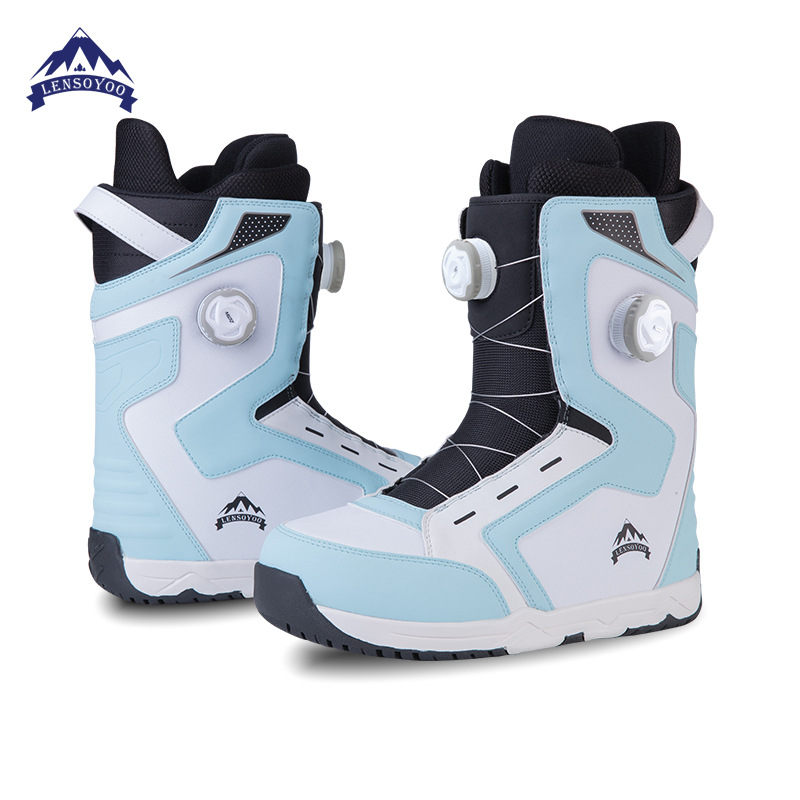 LENSOYOO Ski shoes BOA men and women Ski Snowshoes Boots Veneer Ski boots