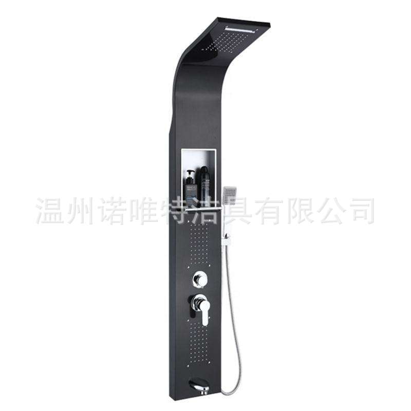 Shower Screen Shower Set Integrated Shower Head Five-Function Multi-Purpose Bathroom Set with Storage Rack