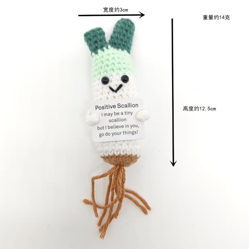 国境を越えた人気の野菜、果物、動物、ポジティブなエネルギー、手作りの毛糸編み物、装飾品、人形、カードセット|undefined