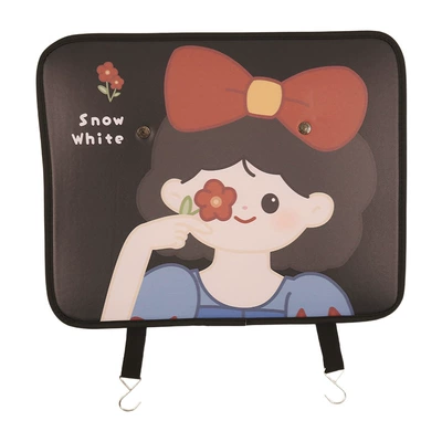 Snow White Anti-Kick Pad Car Seat Back Cute Car Seat Back Protection Pad Leather Stain-Resistant Car Anti-Kick Pad (Chair back anti-kick pad) - snow-white-anti-kick-pad
