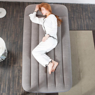 Thickened Single-Person Oversized Air Mattress, Double Inflatable Bed, Outdoor Foldable Portable Bed, Home Lazy Bed, Companion Bed