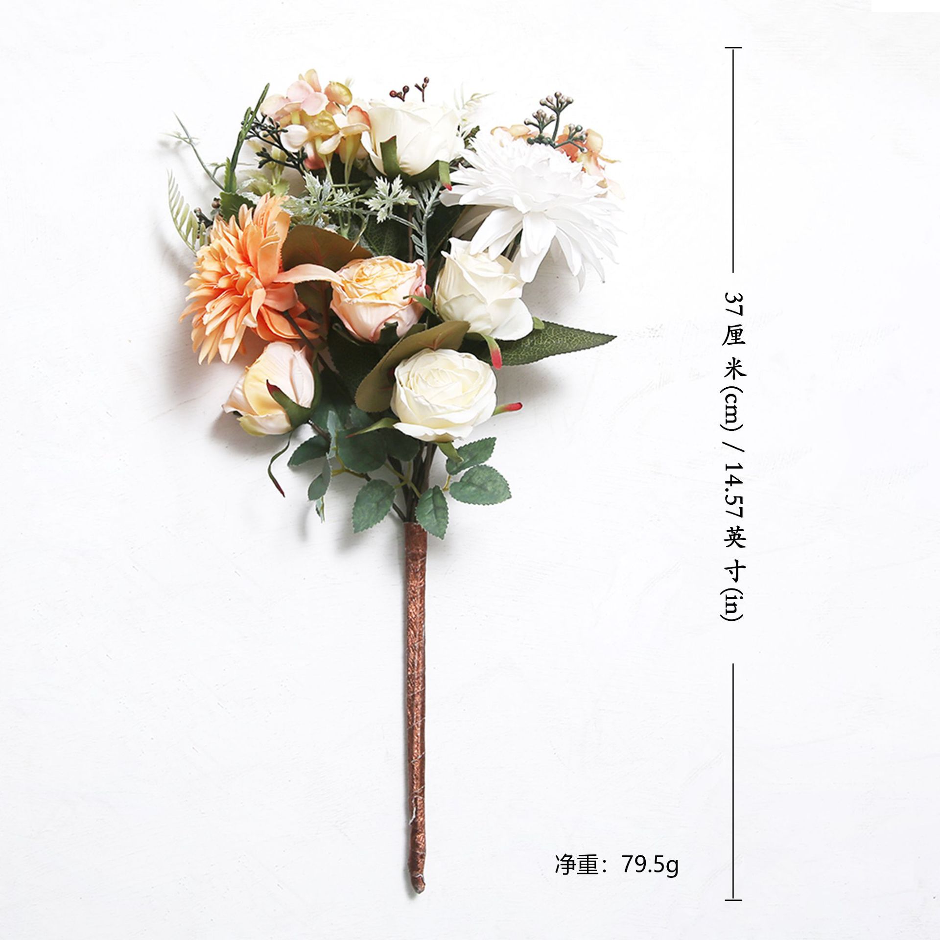 Simulación de flores de rosa de Dalian nuevos productos transfronterizos bodas de mano accesorios de fotografía floral fábrica de decoración directa del hogar