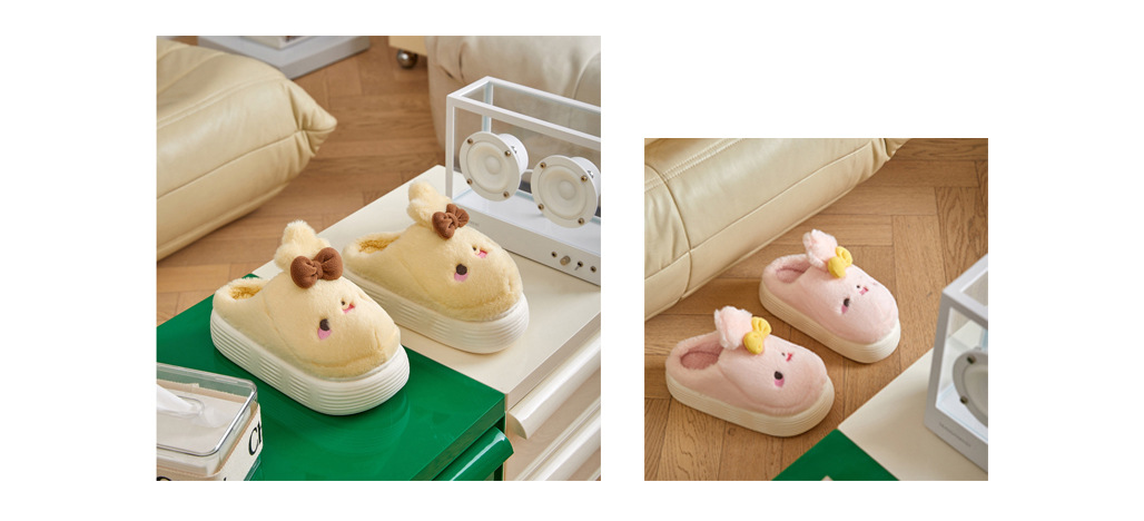 Title 6, Warme Damen-Hausschuhe mit dicker, rutschfester...