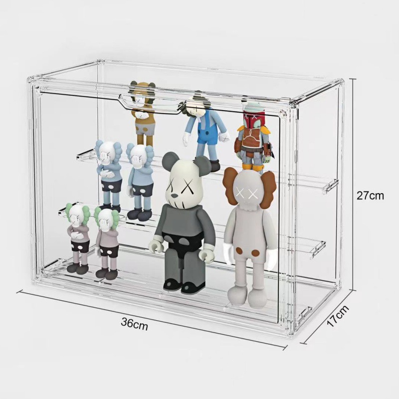手作りディスプレイボックス人形収納ラック人形モデルバブルマートブラインドボックスアクリル透明ディスプレイキャビネット