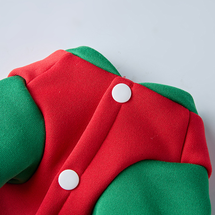 Roupa para cachorro com tema de rena para o Halloween e Natal, fantasia para animais de estimação, novo estilo para filhotes no outono e inverno._voghion.com