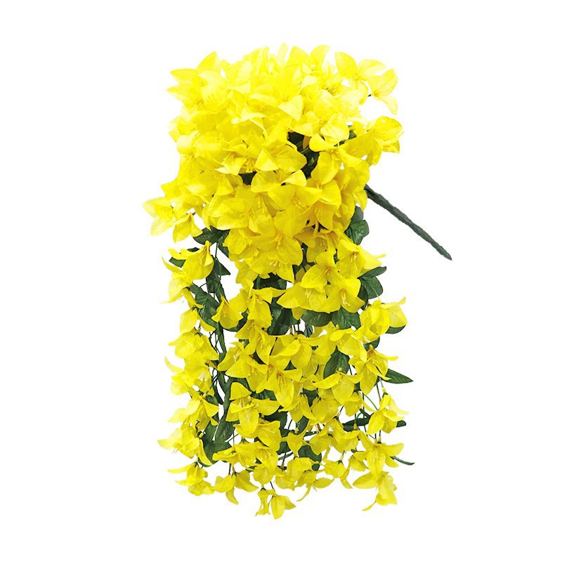 Enredadera de Glicinia Artificial, Flores de Seda, Decoración para Bodas, Colgante o Pared, para Salón