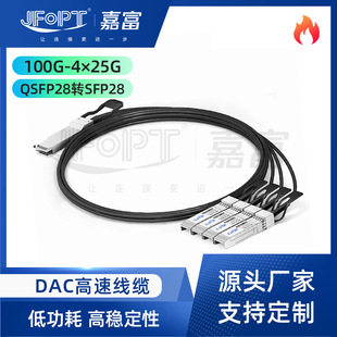 100G QSFP28�D4&times;25GDAC��֧�~�|һ�����ȳ��C�����ܶ�GPU�B�Ӿ�