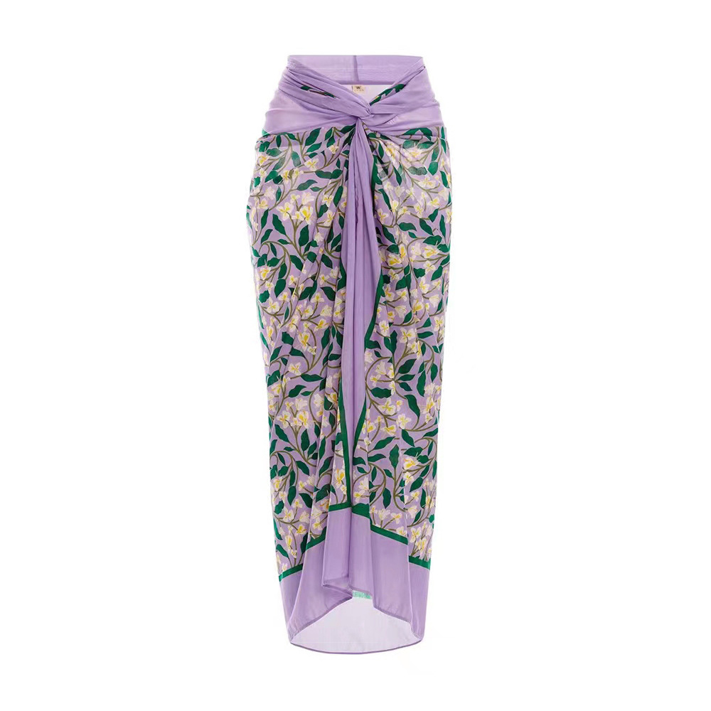 Women'S Gender Printing Design Women's Sexy Solid Color Flower Printing One Piece
