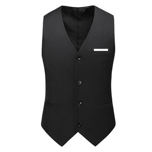 Men's Suit Vest plus size Fashion Foreign Trade Cross-border Suit Inner Vest Amazon Single-piece Vest Men's Fashion