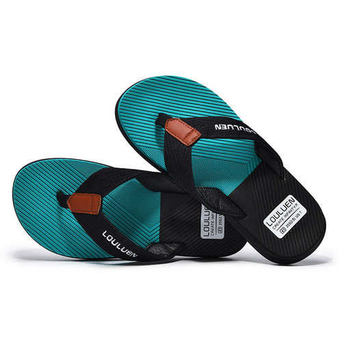 Slippers for men new casual trendy beach flip-flops non-slip soft sole wear-resistant summer outer wear men's flip-flops