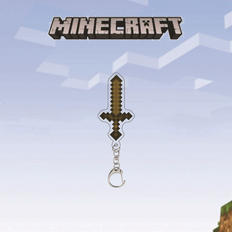 Акриловый брелок Minecraft (Minecraft) undead Totem & Enchanted Golden Apple Pendant, подарок