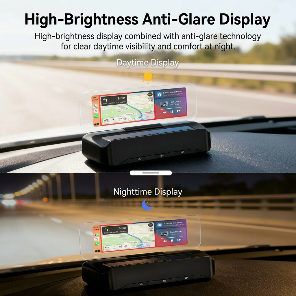 HUD Head-Up Display V3SE, foldable car-mounted display, portable high-definition head-up display V3SE
